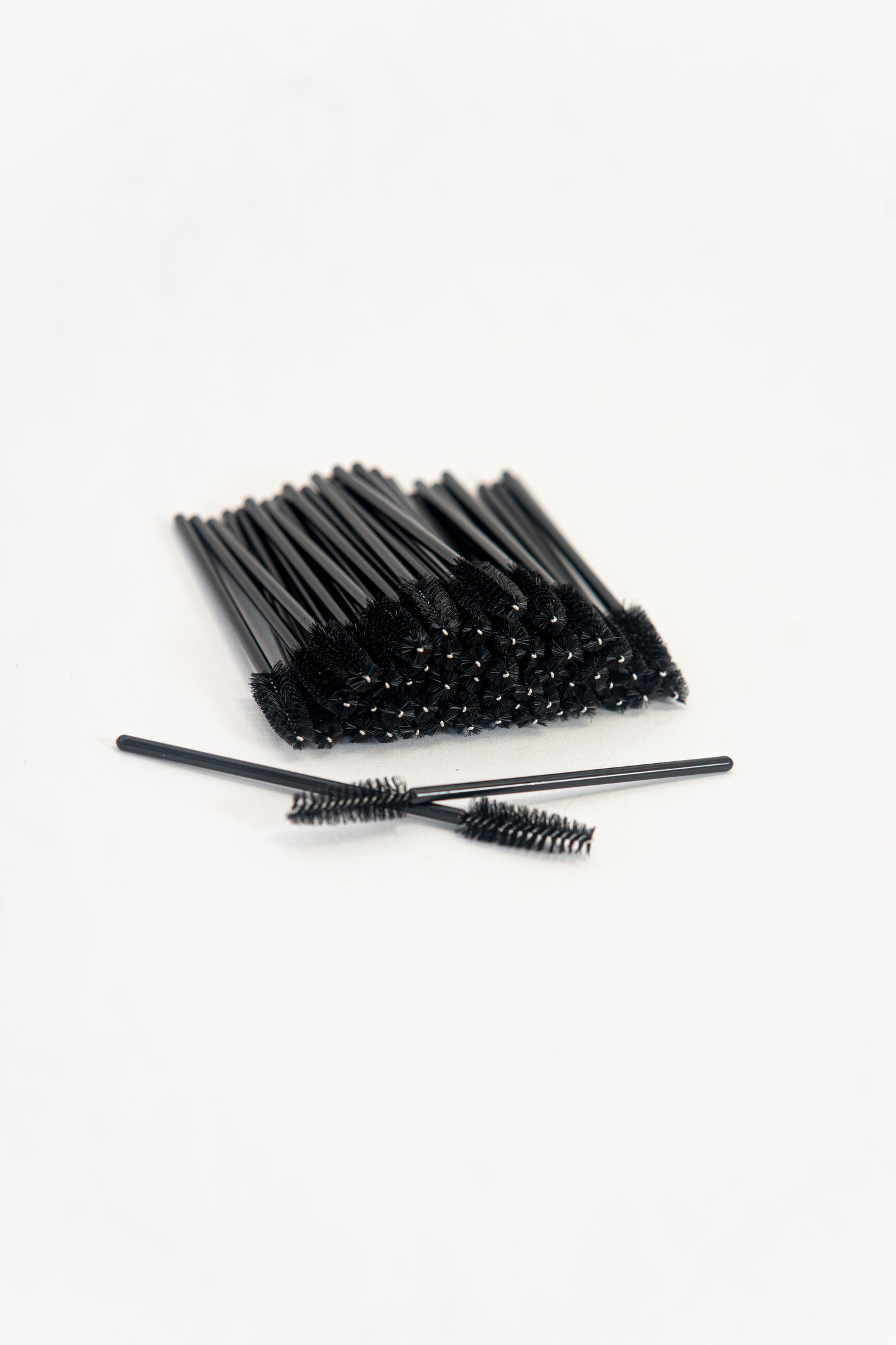 Wooden silicone mascara brush