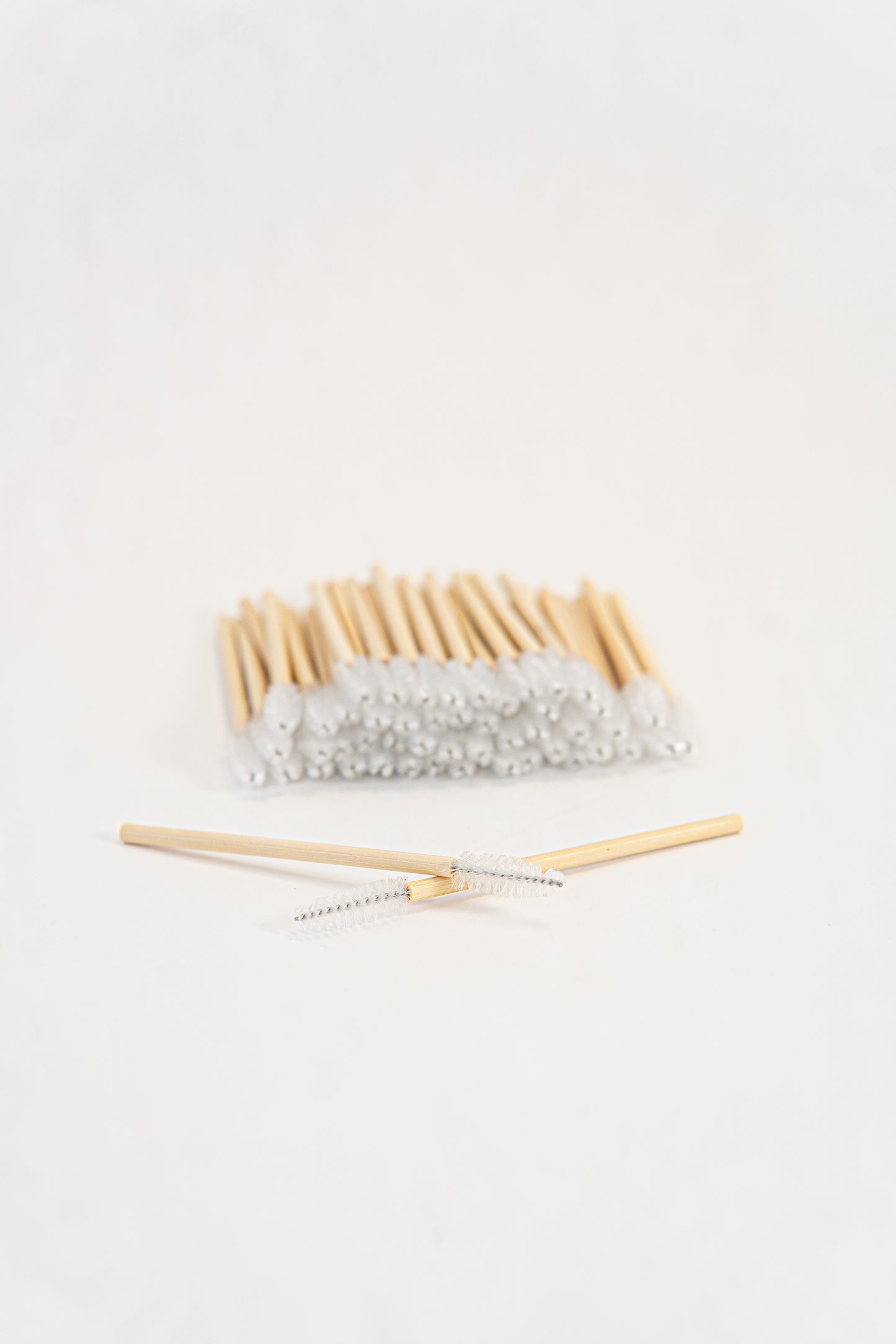 Bamboo wood mascara brush