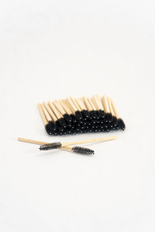 Bamboo wood mascara brush